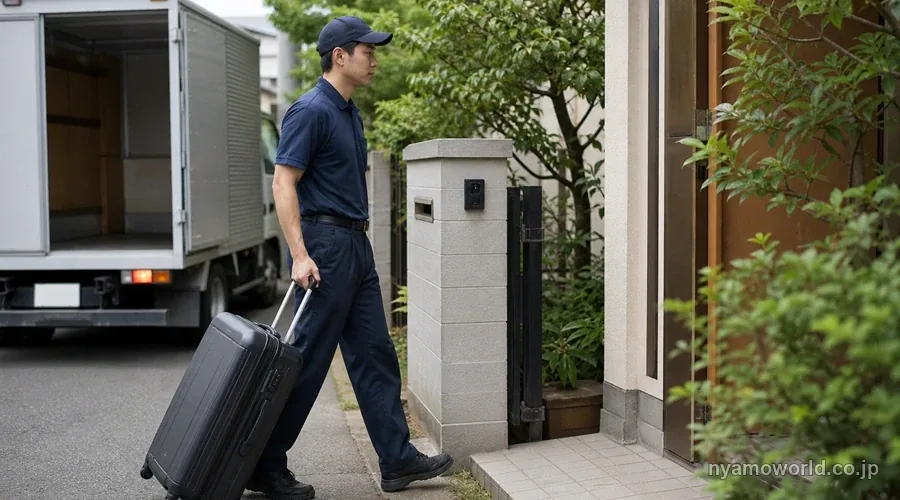 自宅へスーツケースを届ける手荷物宅配サービス
