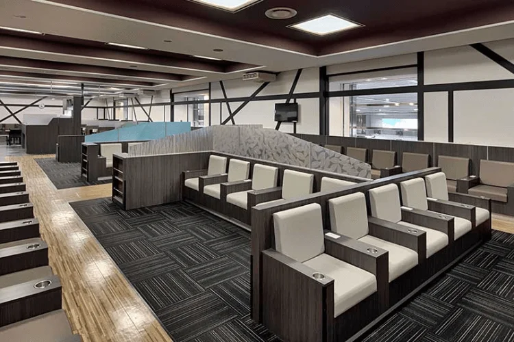 成田空港のIASS EXECUTIVE LOUNGEの内観