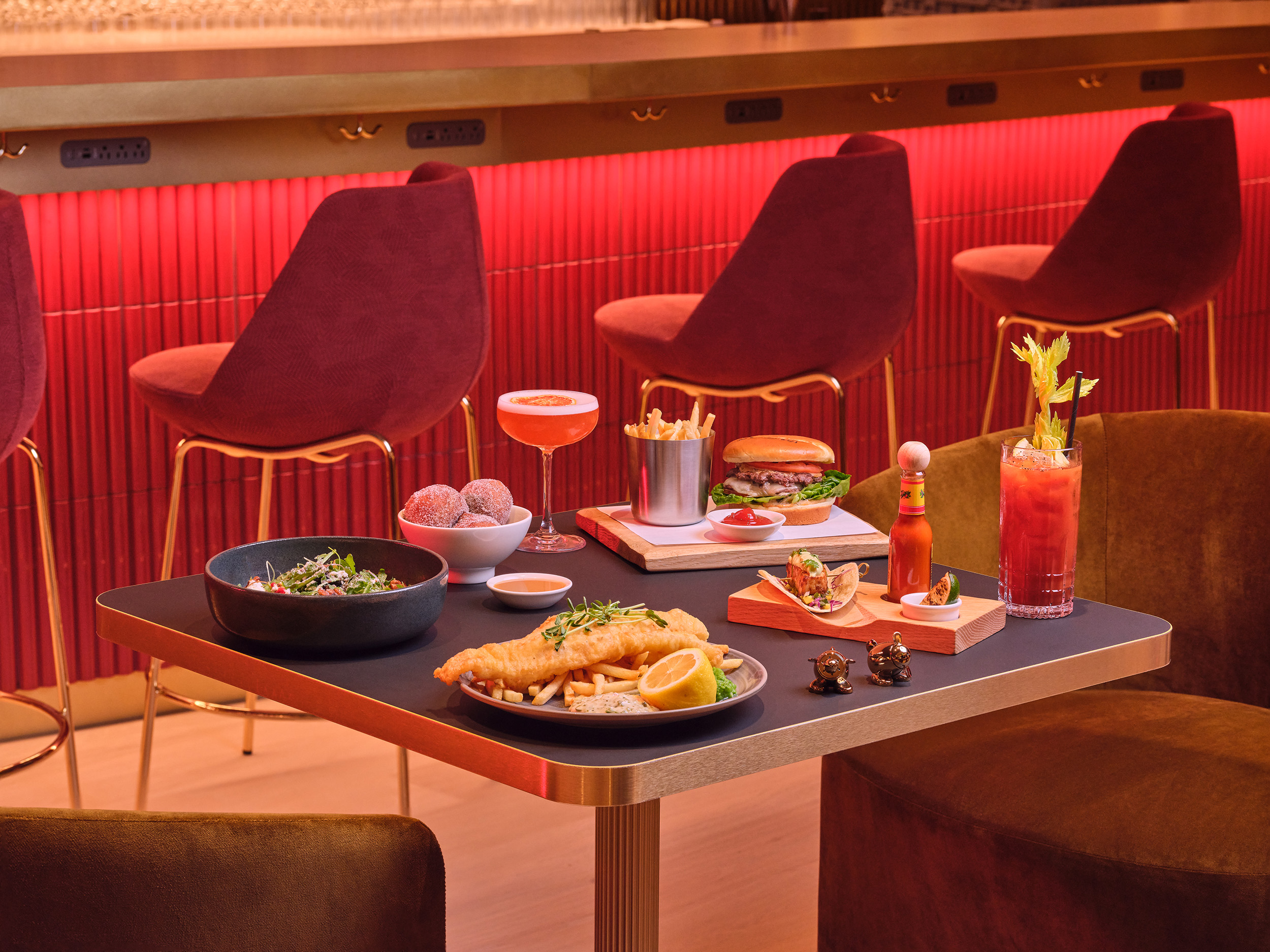 ロサンゼルス国際空港 TBITのVirgin Atlantic Clubhouse