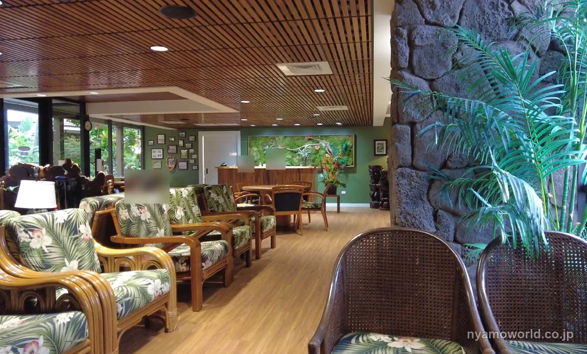 ホノルル空港 IASS HAWAII LOUNGEの店内