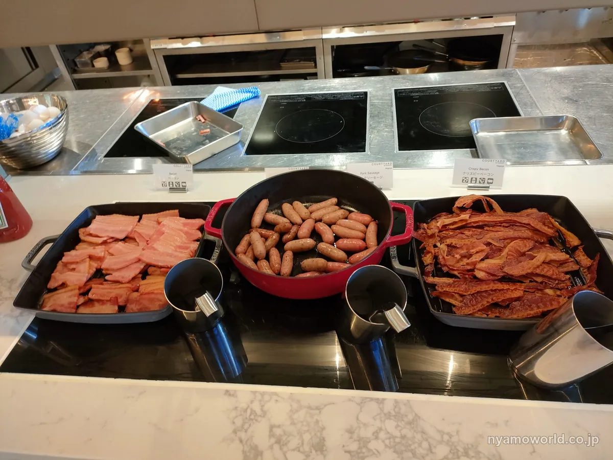 コートヤード・バイ・マリオット名古屋の朝食ビュッフェ
